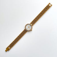 Load image into Gallery viewer, Vintage Ladies&#39; Gold-Plated Michel Herbelin Quartz Watch With Beaded Bracelet and Mother of Pearl Dial
