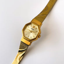 Load image into Gallery viewer, Vintage Ladies&#39; Gold-Tone Lorus Quartz Watch with Octagon Dial
