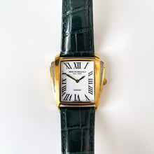 Load image into Gallery viewer, Gold-Plated Bruno Magli Diamond-Set Watch with Statement Dial
