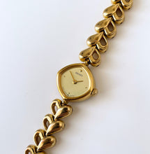 Load image into Gallery viewer, Rare 1996 Ladies&#39; Gold-Tone Seiko Quartz Watch with Heart Pattern
