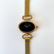 Load image into Gallery viewer, Gold-Plated Raymond Weil Mechanical Watch with Black Oval Dial
