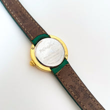 Load image into Gallery viewer, 90s Ladies&#39; Yves Saint Laurent Quartz Watch with Green Strap and Dial
