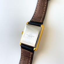 Load image into Gallery viewer, Ladies&#39; Maurice Lacroix Tank Style Quartz Watch With Gold-Plated Case and Leather Strap
