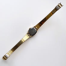 Load image into Gallery viewer, 1970s Gold-Tone Seiko Mechanical Watch with Metallic Blue Dial
