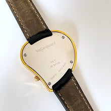 Load image into Gallery viewer, Vintage Yves Saint Laurent Gold-Plated Ladies&#39; Quartz Watch with Heart Shaped Dial
