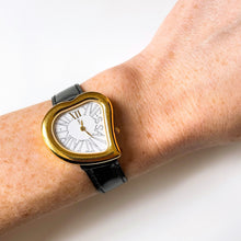 Load image into Gallery viewer, Vintage Yves Saint Laurent Gold-Plated Ladies&#39; Quartz Watch with Heart Shaped Dial
