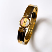 Load image into Gallery viewer, Rare 1989 Seiko Lassale Bangle Quartz Watch With Tri-Tone Case and Dial
