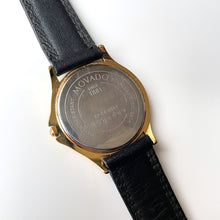 Load image into Gallery viewer, Gents/Unisex Movado Museum Quartz Watch With Black Leather Strap
