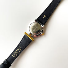 Load image into Gallery viewer, Vintage Ladies&#39; Lanvin Watch with Black Leather Strap
