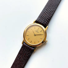 Load image into Gallery viewer, Tiny 1980s Omega De Ville Ladies&#39; Vintage Quartz Watch
