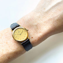 Load image into Gallery viewer, Tiny 1980s Omega De Ville Ladies&#39; Vintage Quartz Watch
