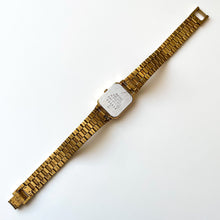 Load image into Gallery viewer, 1988 Ladies&#39; Gold-Tone Seiko Quartz Watch with Rectangular Dial
