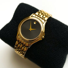 Load image into Gallery viewer, Ladies&#39; Movado Museum Quartz Watch With Gold-Plated Bracelet
