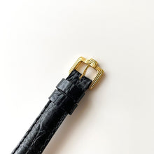 Load image into Gallery viewer, Vintage Ladies&#39; Lanvin Watch with Black Leather Strap
