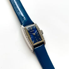 Load image into Gallery viewer, 1972 Silver-Tone Seiko Mechanical Watch with Blue Dial and Strap
