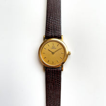 Load image into Gallery viewer, Tiny 1980s Omega De Ville Ladies&#39; Vintage Quartz Watch
