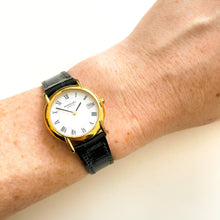 Load image into Gallery viewer, Ladies&#39; Gold-Plated Raymond Weil Quartz Watch with Leather Strap
