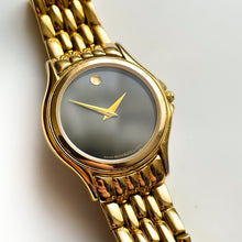 Load image into Gallery viewer, Ladies&#39; Movado Museum Quartz Watch With Gold-Plated Bracelet
