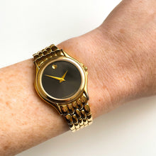 Load image into Gallery viewer, Ladies&#39; Movado Museum Quartz Watch With Gold-Plated Bracelet
