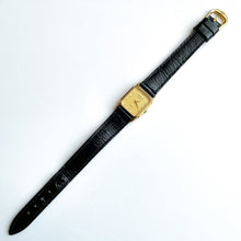 Load image into Gallery viewer, Ladies&#39; Raymond Weil Tank Style Quartz Watch With Gold-Plated Case and Leather Strap
