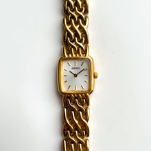 Load image into Gallery viewer, Thin 1990 Gold-Plated Ladies&#39; Seiko Quartz Watch
