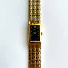 Load image into Gallery viewer, Thin 1990 Gold-Plated Ladies&#39; Seiko Quartz Watch
