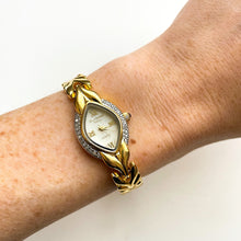 Load image into Gallery viewer, Gold-Plated Ladies&#39; Marcel Drucker Collection Watch Set with Genuine Diamonds
