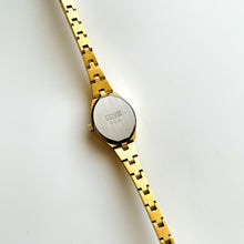 Load image into Gallery viewer, Gold-Tone Accurist Ladies Quartz Watch with Black Hexagon Dial
