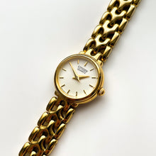 Load image into Gallery viewer, Vintage Gold-Tone Ladies&#39; Citizen Quartz Watch with Thin Bracelet
