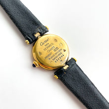 Load image into Gallery viewer, Cartier Must Vendome Vermeil - Gold-Plated Silver 925 with Champagne Dial
