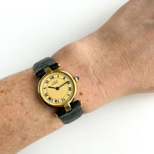 Load image into Gallery viewer, Cartier Must Vendome Vermeil - Gold-Plated Silver 925 with Champagne Dial
