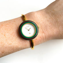 Load image into Gallery viewer, Rare Boxed 90s Gucci Bangle Watch with Interchangeable Bezels
