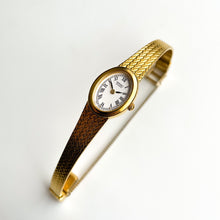 Load image into Gallery viewer, 1990s Ladies&#39; Gold-Tone Seiko Quartz Watch with Oval Dial
