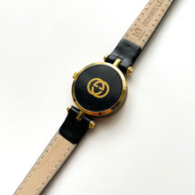 Load image into Gallery viewer, Vintage 1990 Ladies&#39; Gucci Stack Watch with Black Dial
