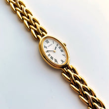 Load image into Gallery viewer, Thin 1990s Gold-Plated Ladies&#39; Seiko Quartz Watch
