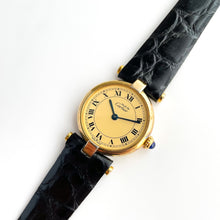 Load image into Gallery viewer, Cartier Must Vendome Vermeil - Gold-Plated Silver 925 with Champagne Dial
