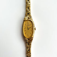 Load image into Gallery viewer, Thin 1990s Gold-Plated Ladies&#39; Seiko Quartz Watch
