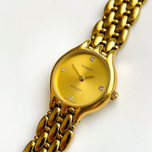 Load image into Gallery viewer, Ladies&#39; Vintage Gold-Plated Tissot 1853 Quartz Watch
