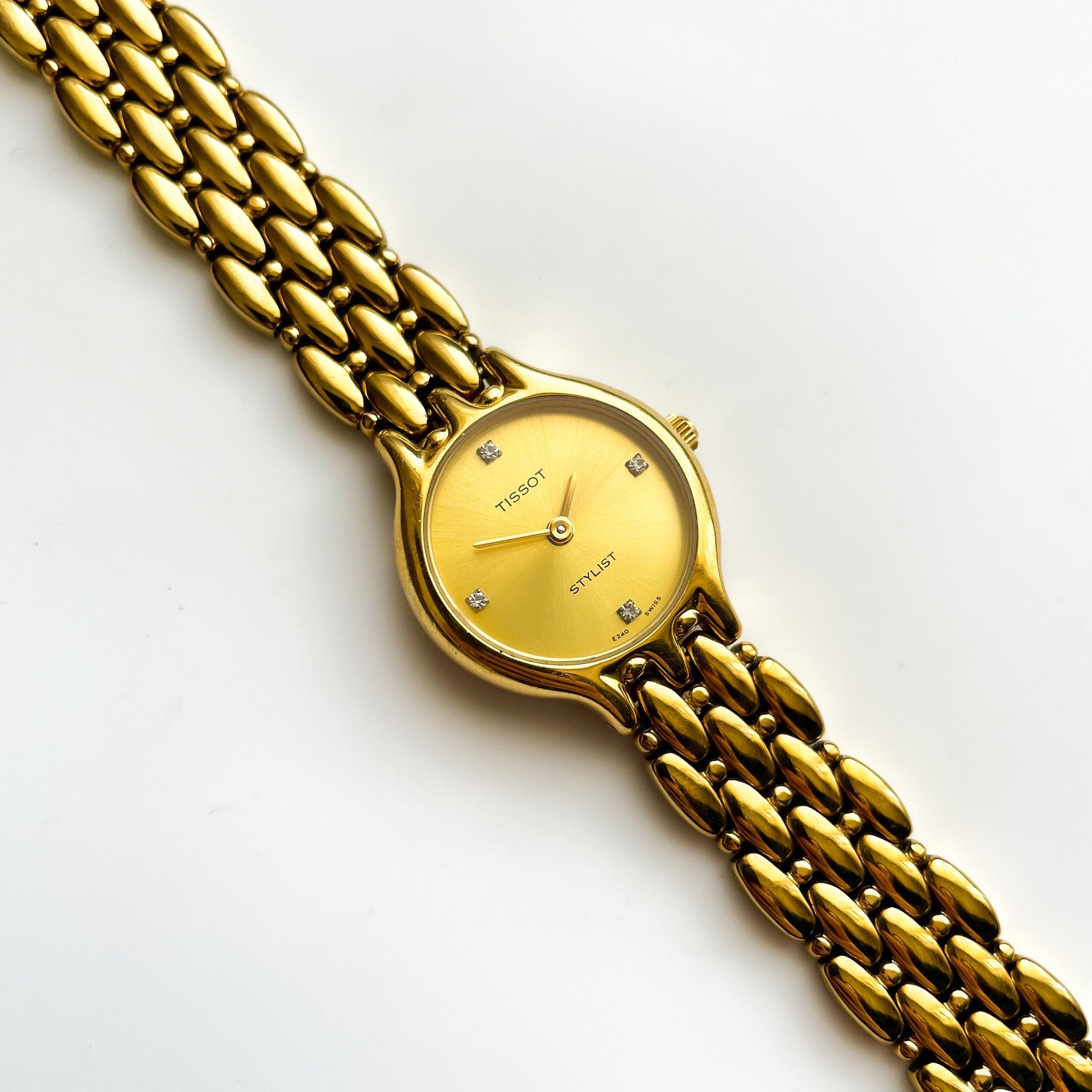 Ladies Vintage Gold Plated Tissot 1853 Quartz Watch