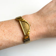 Load image into Gallery viewer, Thin Gold-Tone 1990 Ladies&#39; Seiko Quartz Watch with Asymmetrical Dial
