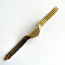 Load image into Gallery viewer, Thin Gold-Tone 1990 Ladies&#39; Seiko Quartz Watch with Asymmetrical Dial
