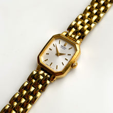 Load image into Gallery viewer, Thin 1990s Gold-Plated Ladies&#39; Seiko Quartz Watch
