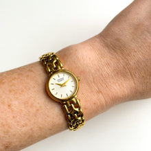 Load image into Gallery viewer, Vintage Gold-Tone Ladies&#39; Citizen Quartz Watch with Thin Bracelet
