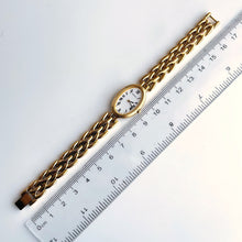 Load image into Gallery viewer, Thin 1990s Gold-Plated Ladies&#39; Seiko Quartz Watch
