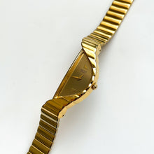 Load image into Gallery viewer, Thin Gold-Tone 1990 Ladies&#39; Seiko Quartz Watch with Asymmetrical Dial
