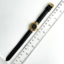 Load image into Gallery viewer, Cartier Must Colisée Vermeil - Gold-Plated Silver 925 with Black Dial
