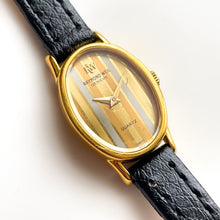 Load image into Gallery viewer, Ladies&#39; 80s Raymond Weil Quartz Watch With Oval Dial and Leather Strap
