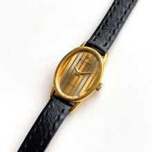 Load image into Gallery viewer, Ladies&#39; 80s Raymond Weil Quartz Watch With Oval Dial and Leather Strap
