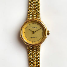 Load image into Gallery viewer, Ladies&#39; Vintage Gold-Plated Tissot Quartz Watch
