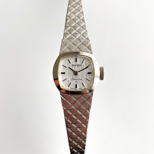 1970s Seiko Rainbow Mechanical Silver-Tone Watch